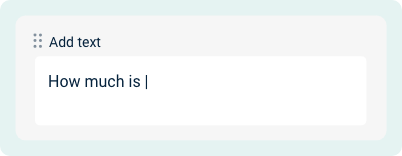 Add text to AI chat window